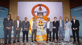Canara Robeco listing ceremony at NSE