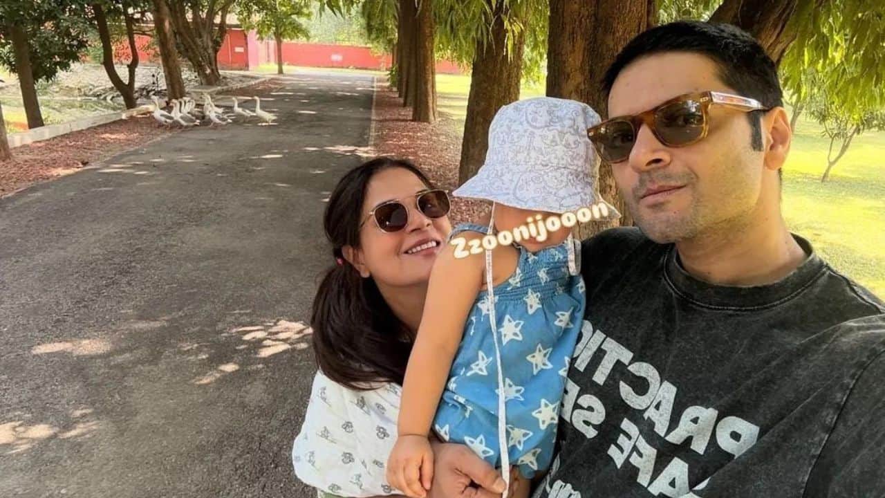 Richa Chadha shares family pic with husband Ali Fazal and daughter from the sets of Mirzapur: The Movie