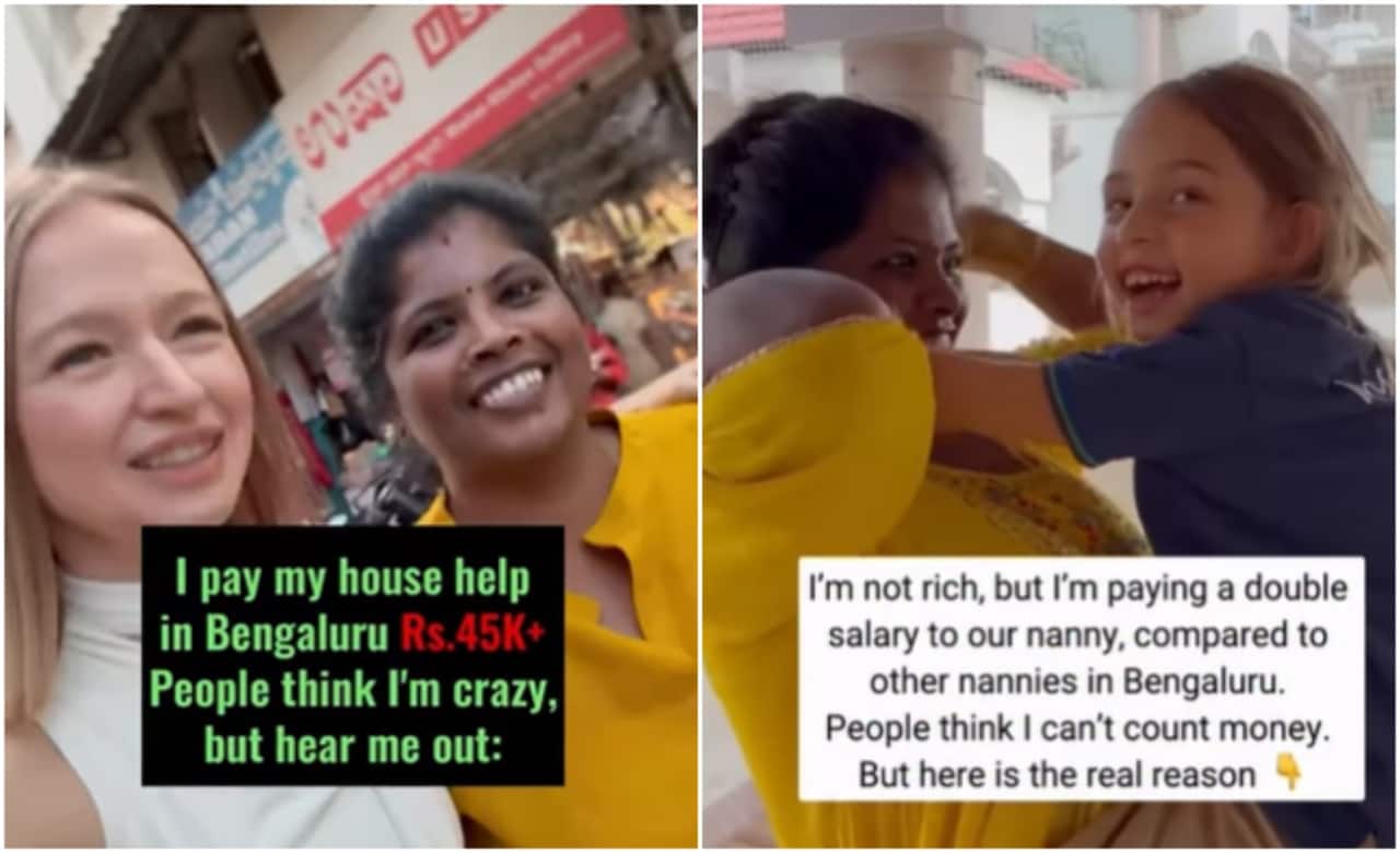 Bengaluru expat pays househelp Rs 45,000 salary, sparks debate: ‘People think I’m crazy but…’ Bengaluru expat pays househelp Rs 45,000 salary, sparks debate: ‘People think I’m crazy but…’
