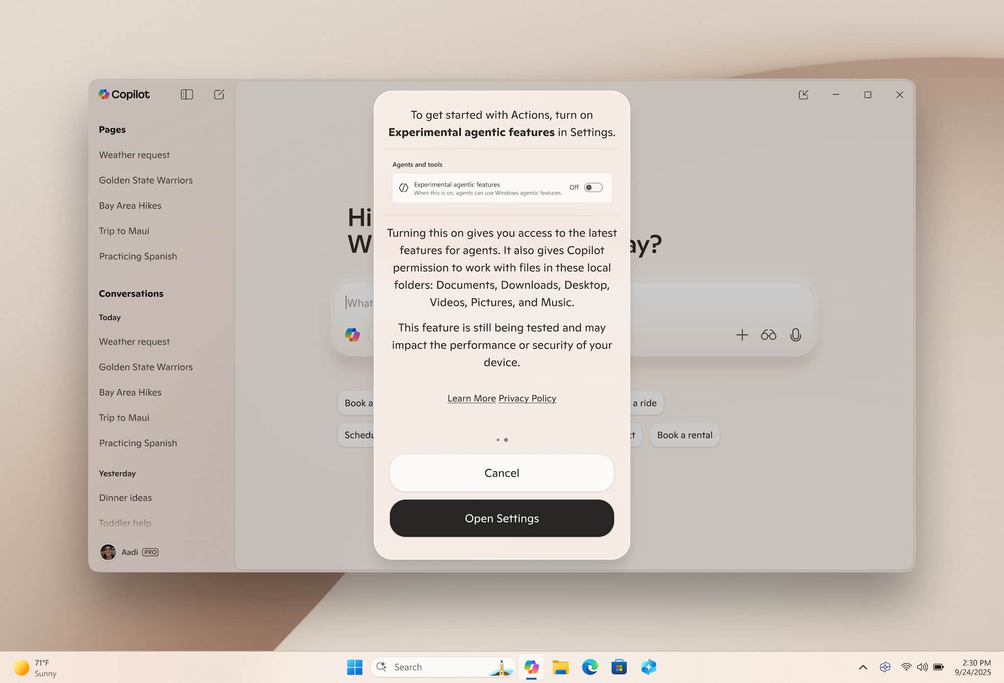 Microsoft brings Copilot Actions to Windows 11, enabling secure AI agents for local tasks