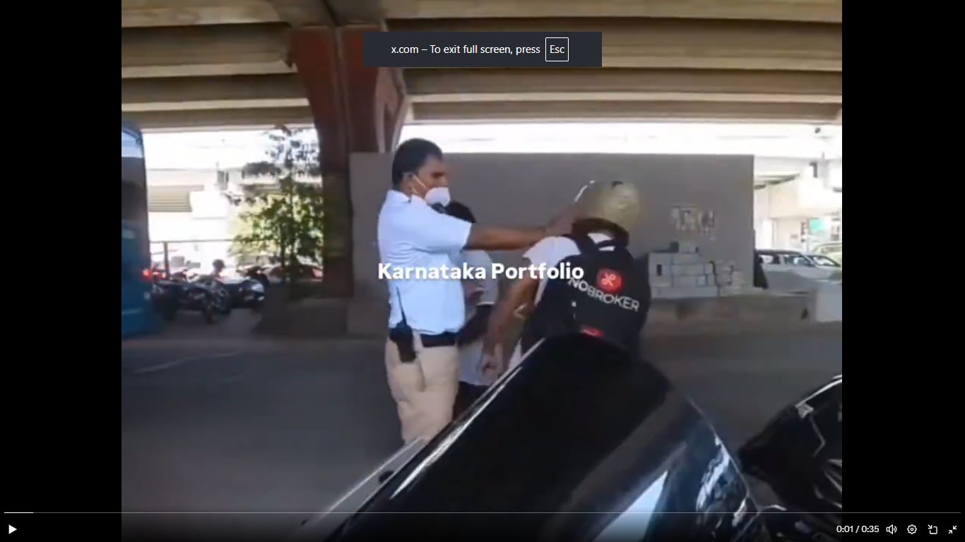 ‘Are we slaves or citizens?’ Mohandas Pai slams Bengaluru police after viral video of cop slapping motorist