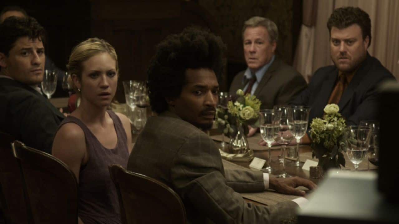 <strong>Would You Rather </strong><br />At a privileged dinner party, a desperate young woman and other guests are made to play a cruel game of 