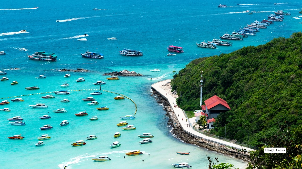 5. Pattaya Pattaya has a thrilling beach life, nightlife, and island life. Whether it is water sports to romantic cruises, it makes up a fun destination for couples who want to have thrills as well as intimacy. (Image: Canva)