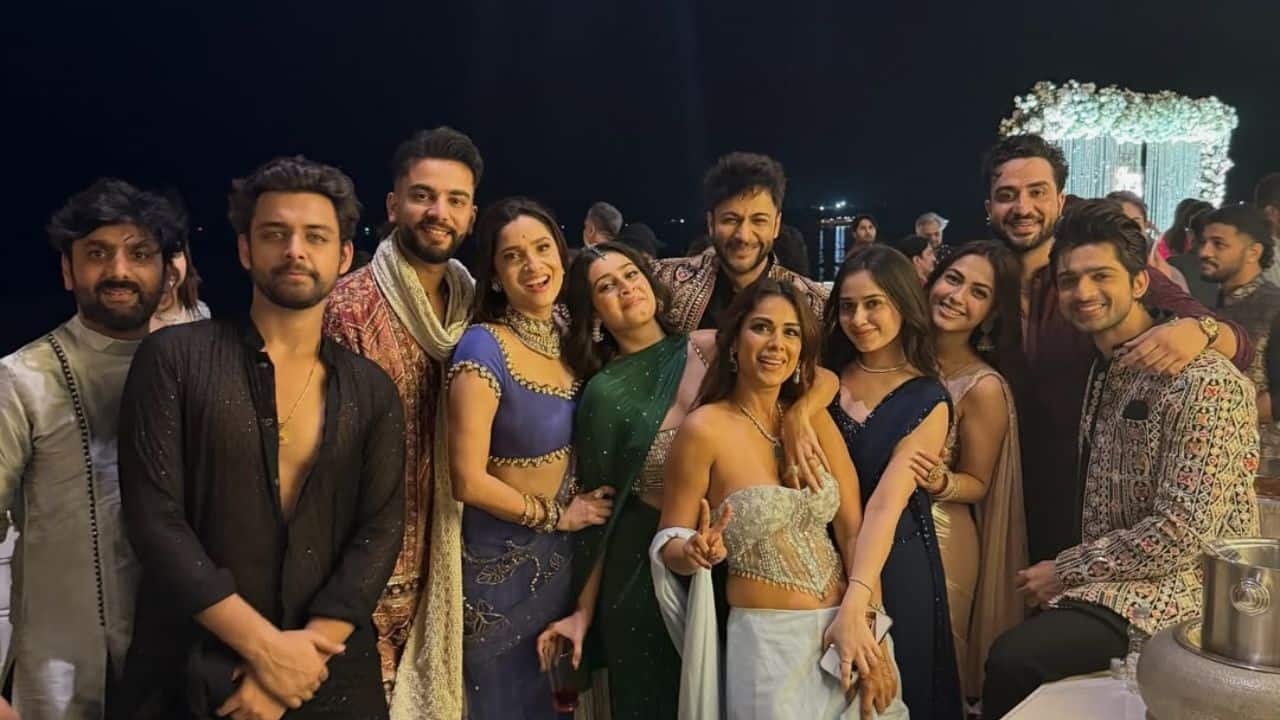 Diwali 2025: Ankita Lokhande and Vicky Jain throw a grand bash; Isha Malviya, Nia Sharma, Aly Goni and others attend