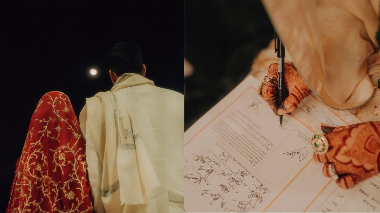 Dangal actress Zaira Wasim gets married, shares pics with her husband
