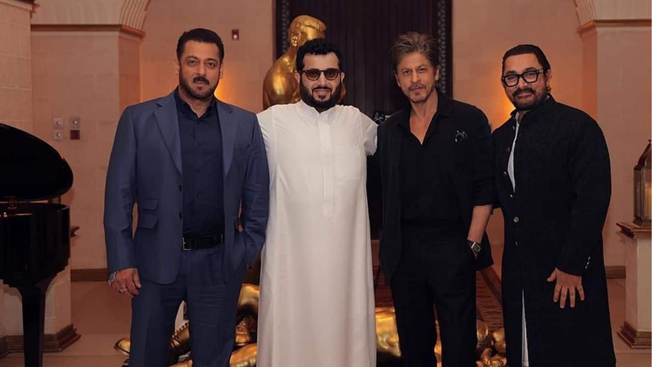 Turki Alalshikh shares an iconic moment with Salman, Shah Rukh and Aamir; Teases a massive surprise ahead