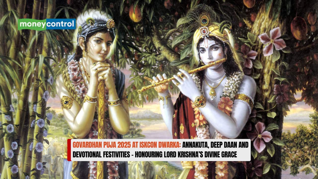 Govardhan Puja 2025 at ISKCON Dwarka: Annakuta, Deep Daan and Devotional Festivities - Honouring Lord Krishna’s Divine Grace