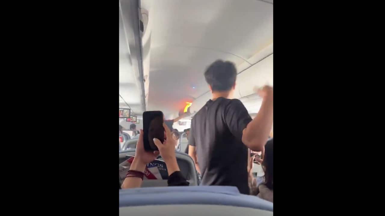Air China flight makes emergency landing in Shanghai after lithium battery fire in cabin | Watch