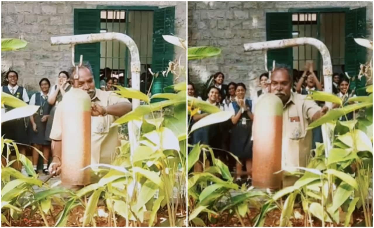 Bengaluru school’s emotional farewell to bell ringer ‘Uncle’ after 38 years is viral. Watch
