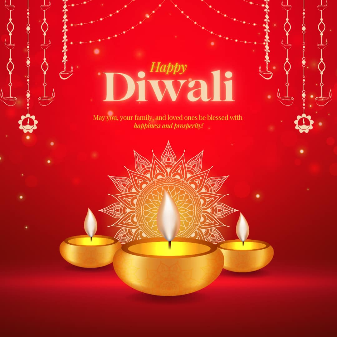 Happy Diwali 2025 Images and Pictures (canva)