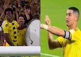 WATCH: Cristiano Ronaldo teaches IShowSpeed drumbeats to celebrate historic goal in wild post-match scenes