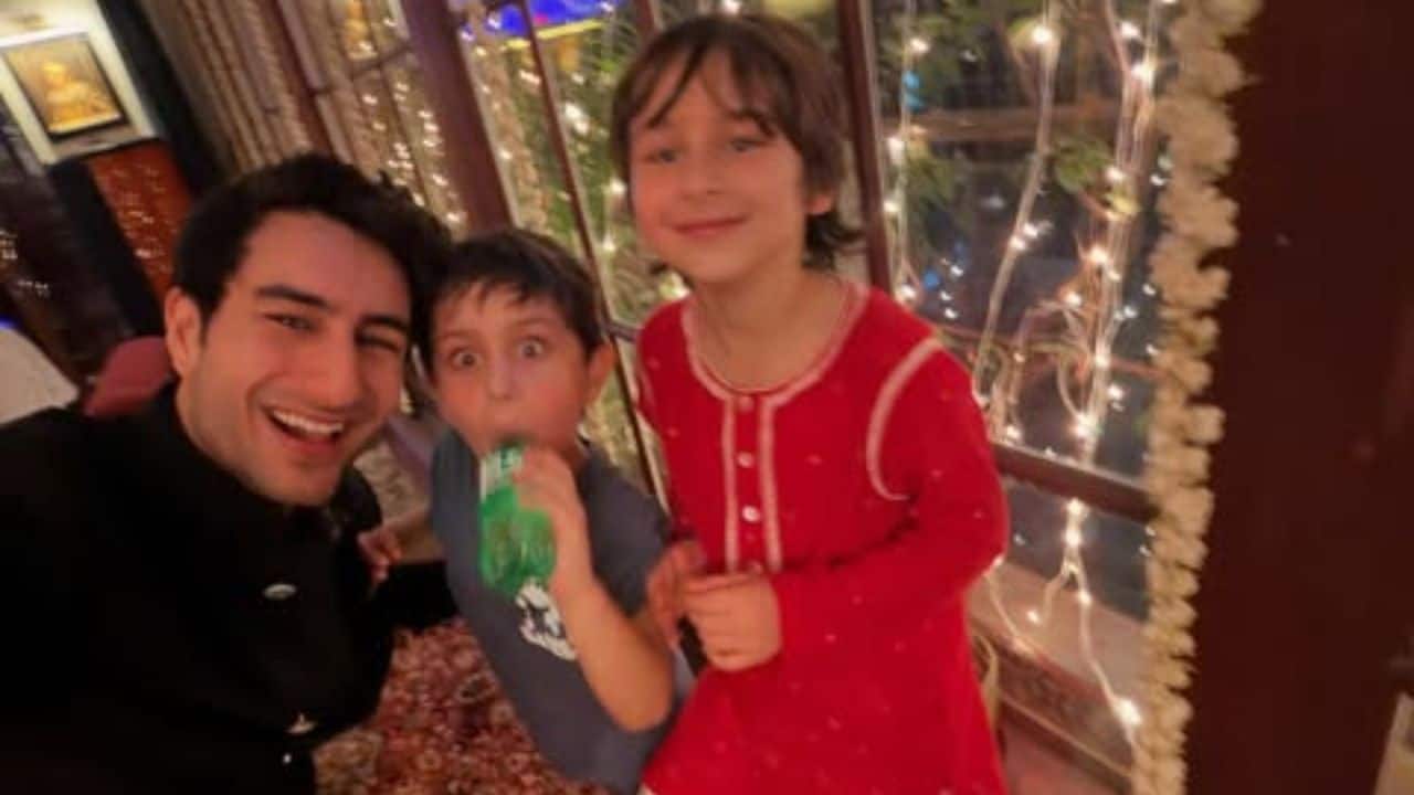 Ibrahim Ali Khan shares adorable glimpse with brothers Taimur and Jeh, trio steals hearts on the internet: &quot;Teeno bhai teeno tabahi&quot;