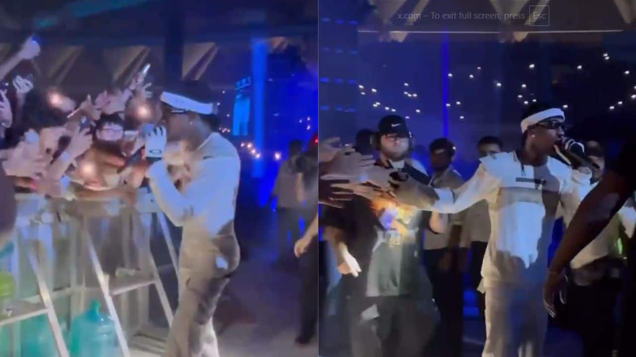 Travis Scott’s electrifying debut concert in India set ablaze the JLN Stadium in New Delhi with hits like FE!N: Watch
