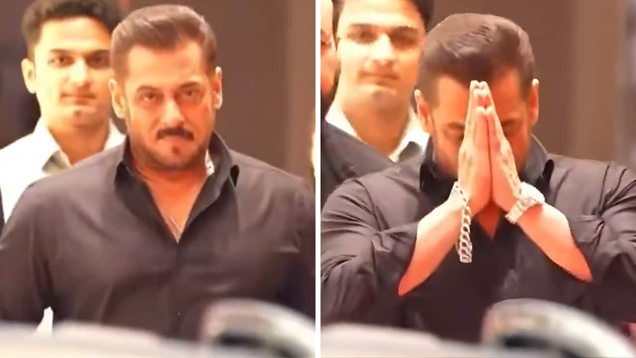 Salman Khan returns to Mumbai after Joy Forum 2025, wishes paparazzi ‘Happy Diwali’ at Kalina airport