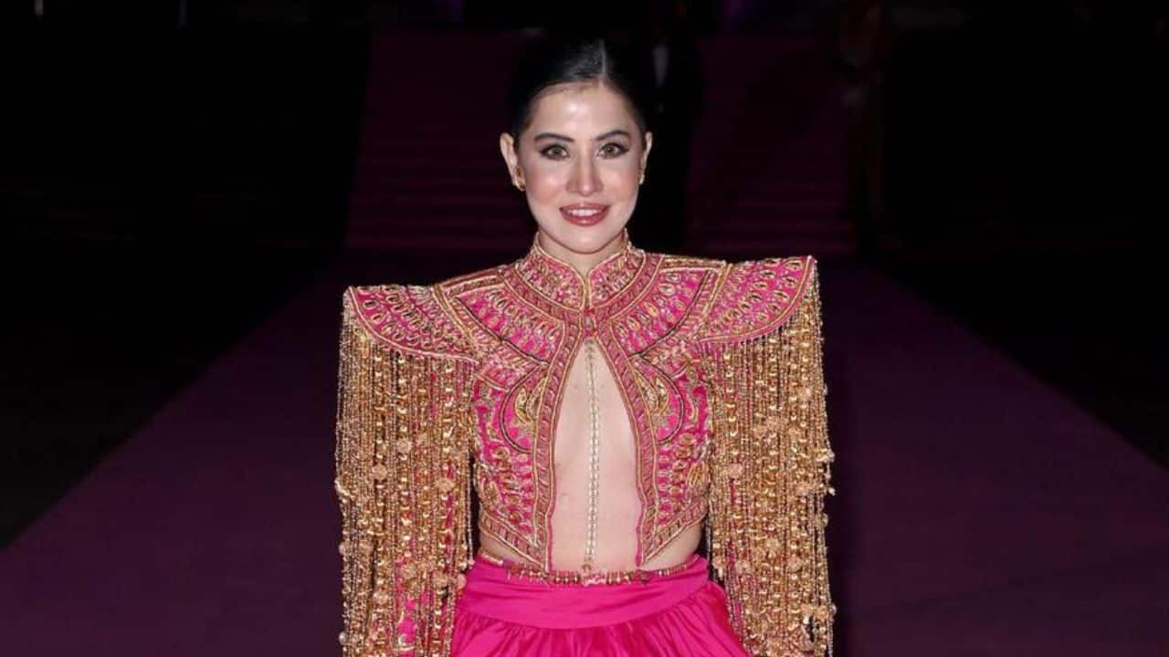 Urfi Javed makes international red-carpet debut at London’s Pink Ball alongside Naomi Campbell and Idris Elba