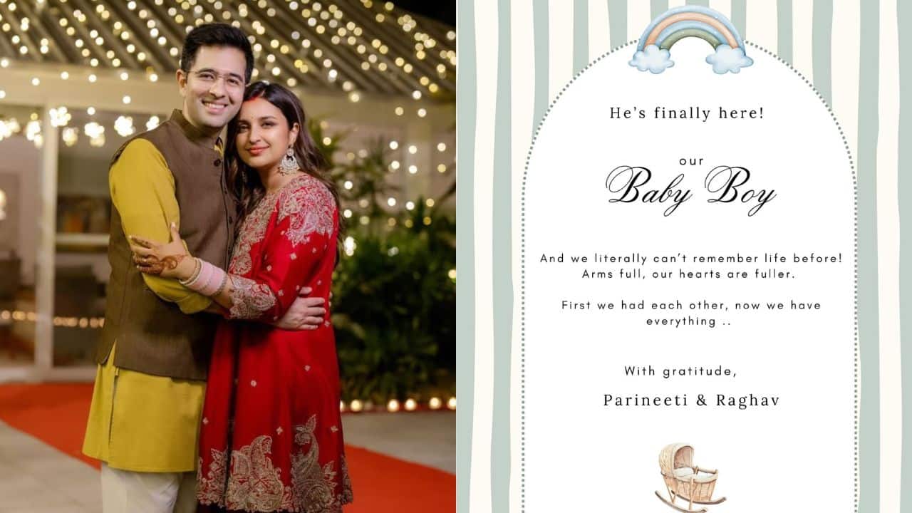 Parineeti Chopra and Raghav Chadha welcome baby boy: "Now we have everything"