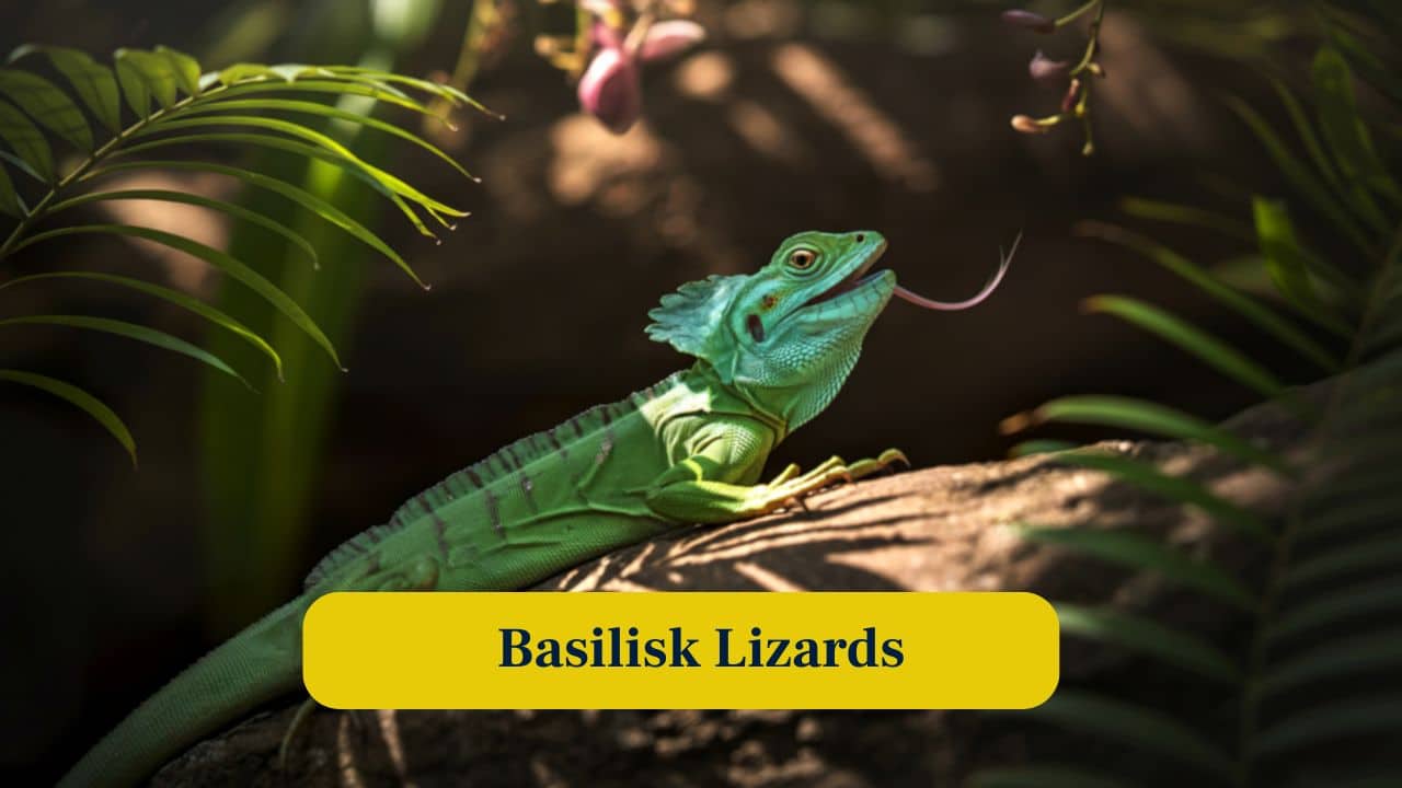 6. Basilisk Lizard: Basilisk lizards run across water using rapid, precise steps, creating lift and exploiting surface tension to seemingly defy physics. (Image: Canva) 6. Basilisk Lizard: Basilisk lizards run across water using rapid, precise steps, creating lift and exploiting surface tension to seemingly defy physics. (Image: Canva)