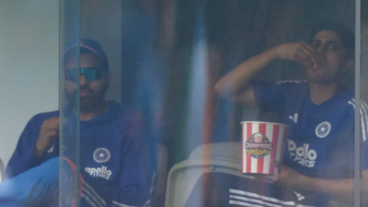 'Arey bhai usey popcorn mat de': Abhishek Nayar cracks up after catching Rohit Sharma munching popcorn
