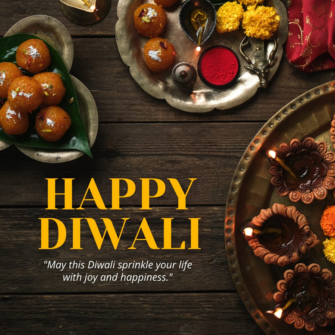 Happy Deepawali (Diwali) Wishes / Images / Pictures (canva)