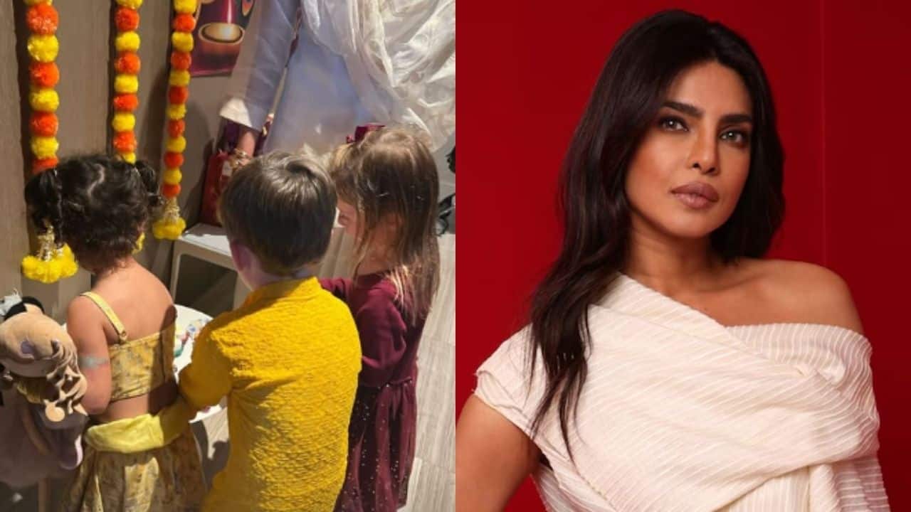 Priyanka Chopra shares adorable glimpse of daughter Malti’s Diwali celebration: Malti's Diwali party was lit...