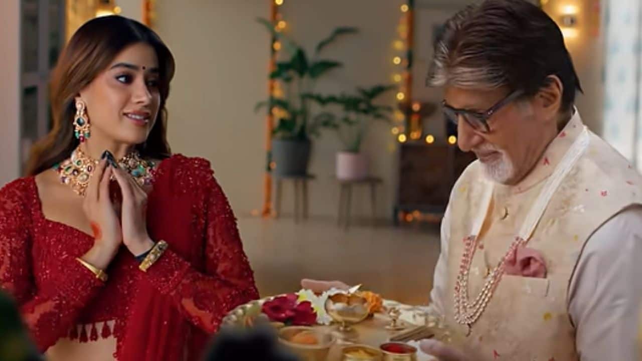 Amitabh Bachchan, Janhvi Kapoor, Kriti Sanon and Kalyani Priyadarshan bring festive magic to Kalyan Jewellers’ Diwali Ad