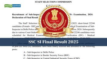 SSC SI Final Result 2025
