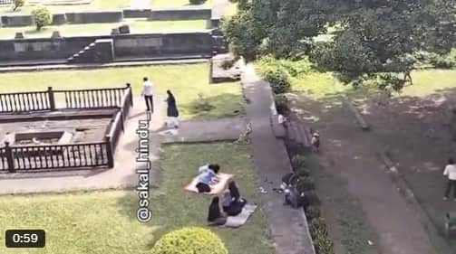 Three women booked after video went viral on social media offering Namaz inside Shaniwarwada in Pune