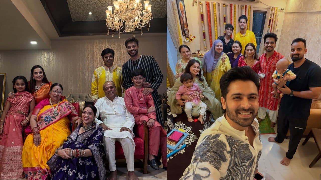 Shoaib Ibrahim, Dipika Kakar, Ankita Lokhande and Vicky Jain celebrate Diwali with their family, see pics 