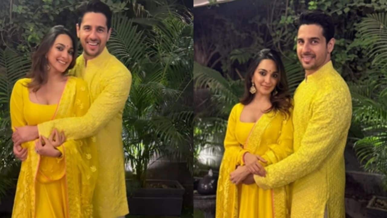 In the picture, Kiara Advani and Sidharth Malhotra are seen celebrating Diwali together, beaming with joy and warmth. The couple looks effortlessly elegant in matching sunshine-yellow traditional outfits. Sidharth is wearing a coordinated kurta set, while Kiara is wearing a gorgeously embroidered anarkali with a dupatta. The happiness and radiance of their first Diwali as a married couple are captured in their smiles and loving poses.