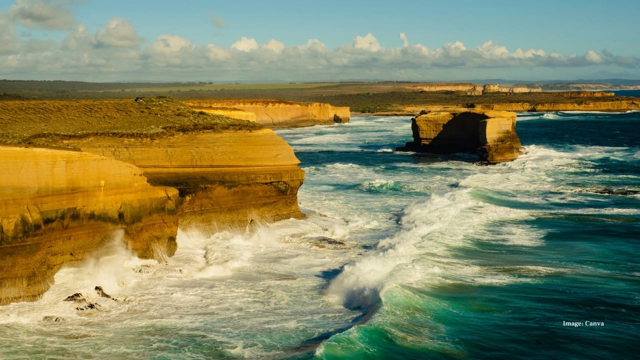 5. The Great Ocean Walk, Australia Length: 104 km This coastal trail south of Melbourne lets hikers experience the Great Ocean Road on foot. Trek through emerald forests where koalas sleep overhead, along windswept beaches, and past eerie shipwrecks. Key highlights include Milanesia Beach, Station Beach, Great Otway National Park, and the iconic Twelve Apostles. The trek can be completed over eight days or in shorter day-hike segments. (Image: Canva)