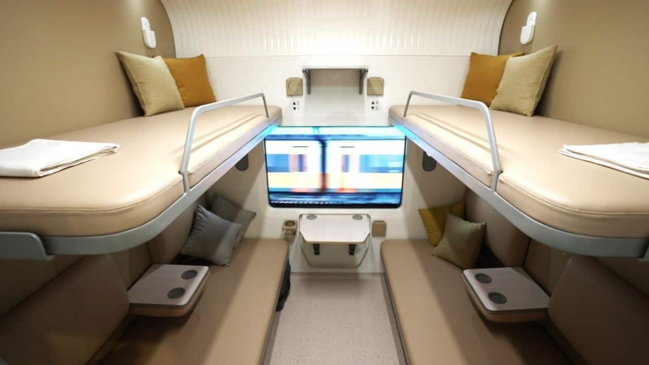 A Proud Indo-Russian Collaboration Developed under Kinet Railway Solutions, a joint venture between Rail Vikas Nigam Limited (RVNL) and Russia’s Transmashholding, the Vande Bharat Sleeper is a shining example of global cooperation. The venture plans to design, build, and maintain 1,920 sleeper coaches (120 train sets) over the next 35 years, giving Indian Railways a technological boost like never before. (Image: LinkedIn)