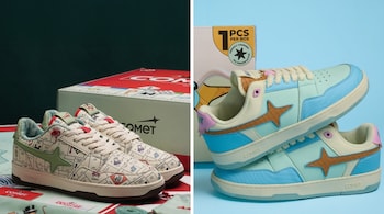 Limited-edition sneakers: The beauty of the sneaker trend lies in its versatility. Today’s limited-edition pairs are just as at home under a designer gown as they are with joggers (Images: Comet)