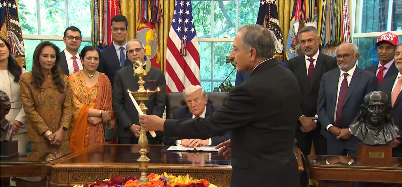 Trump hosts Diwali celebration at White House, recalls ‘stopping war’ between India and Pakistan