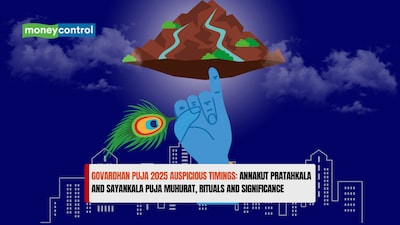 Govardhan Puja 2025 Auspicious Timings: Annakut Pratahkala and Sayankala Puja Muhurat, Rituals and Significance