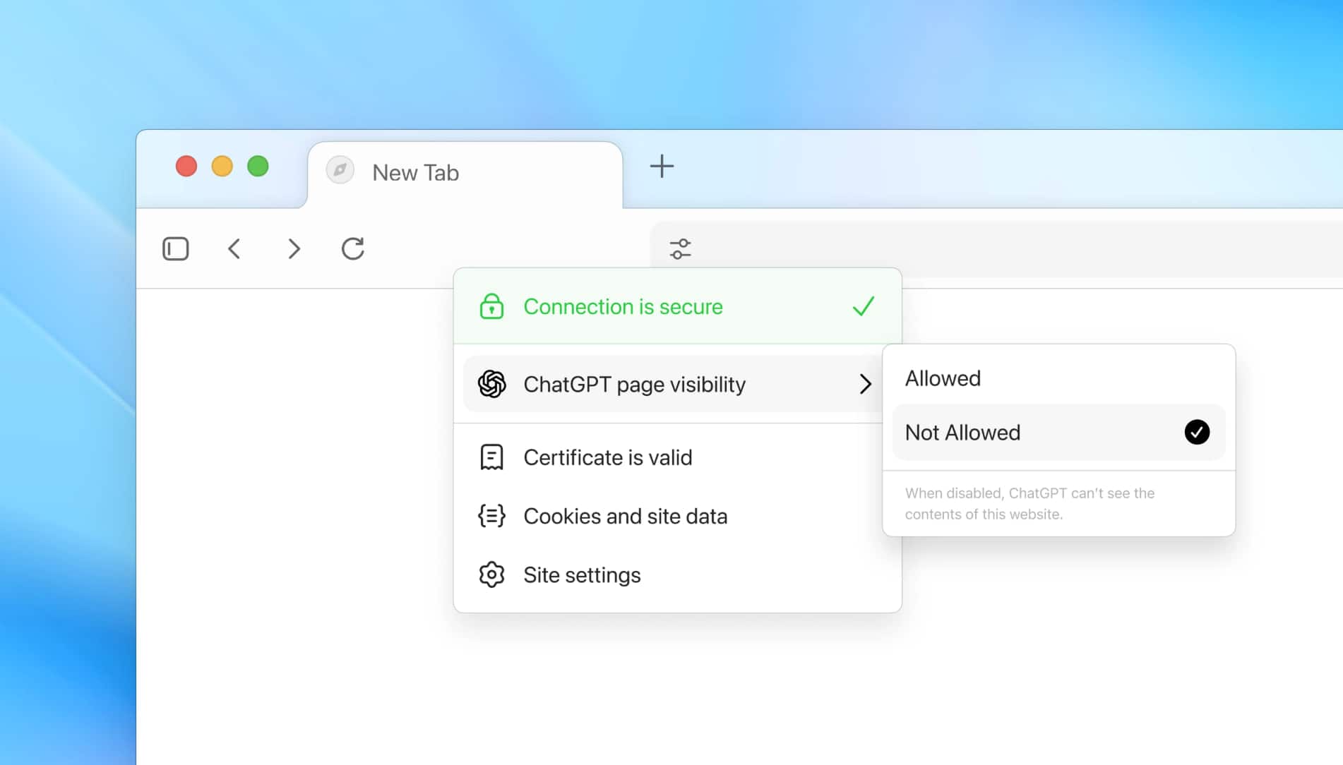 Agent mode now runs natively inside the browser Agent mode — previously introduced in ChatGPT — has been adapted to run with page context inside Atlas. The agent can research, open tabs, click, extract data, structure results and in supported cases interact with services such as Instacart to complete tasks like building carts from recipes. The feature is in preview for Plus, Pro and Business users. OpenAI notes that the agent pauses on sensitive surfaces such as financial sites and cannot run code, install extensions, or access files outside the browser. It can operate while logged out to reduce the surface of sensitive exposure. The system card cautions that agentic systems can still be misled by hidden malicious instructions embedded inside webpages or emails, and users are advised to monitor actions. Agent mode now runs natively inside the browser Agent mode — previously introduced in ChatGPT — has been adapted to run with page context inside Atlas. The agent can research, open tabs, click, extract data, structure results and in supported cases interact with services such as Instacart to complete tasks like building carts from recipes. The feature is in preview for Plus, Pro and Business users. OpenAI notes that the agent pauses on sensitive surfaces such as financial sites and cannot run code, install extensions, or access files outside the browser. It can operate while logged out to reduce the surface of sensitive exposure. The system card cautions that agentic systems can still be misled by hidden malicious instructions embedded inside webpages or emails, and users are advised to monitor actions.