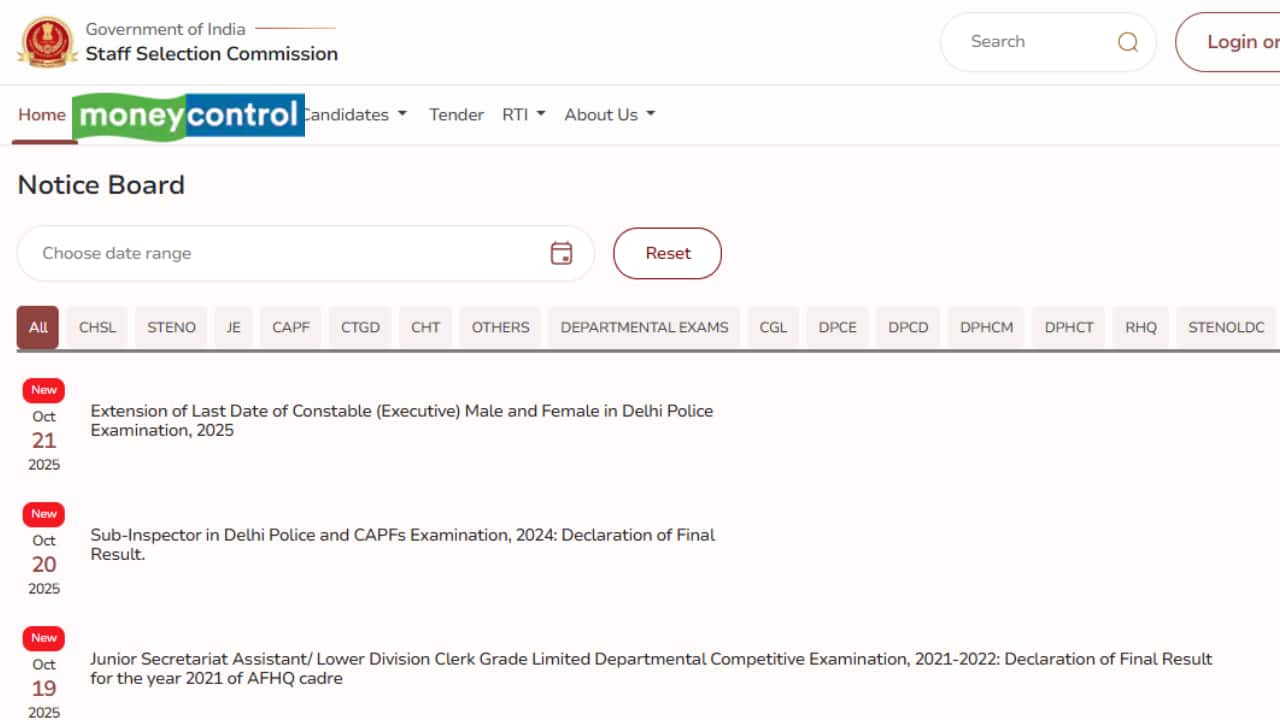 SSC Delhi Police Constable Application Deadline Extended till Oct 31; apply now at ssc.gov.in