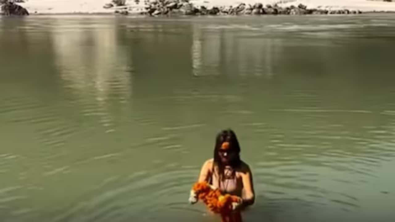 Foreigner takes dip in River Ganga wearing bikini, leaves internet divided
