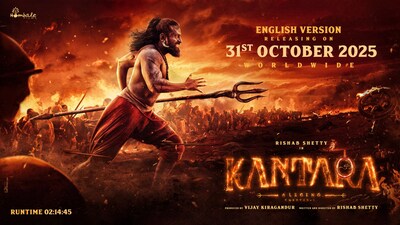 Kantara: Chapter 1 English version to release worldwide on October 31, Rishab Shetty shares excitement