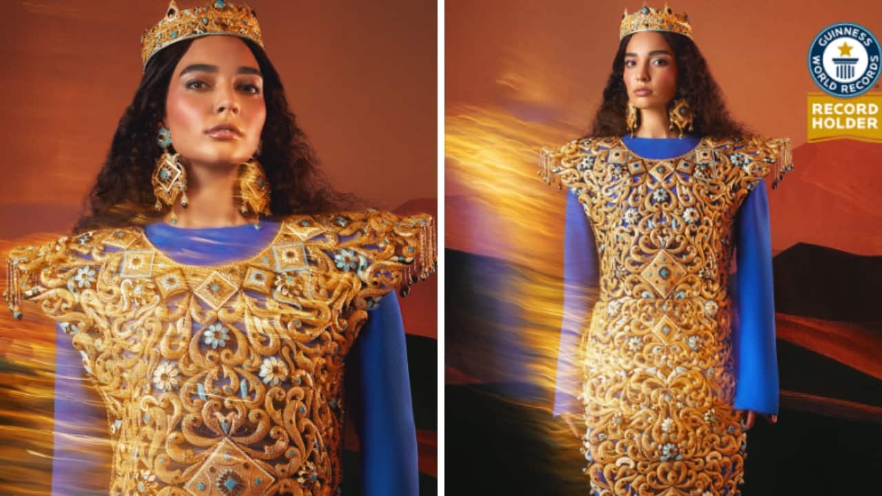 Internet reacts to the world’s heaviest gold dress: Who can wear this and where can they go?