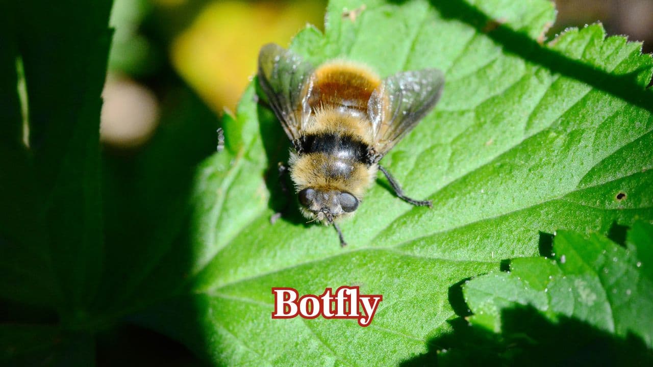 Botfly: Appears fuzzy and harmless, yet its larvae tunnel under animal or human skin and feed until mature. (Image: Canva)