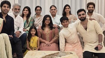 Allu Arjun shares pics from Diwali celebration