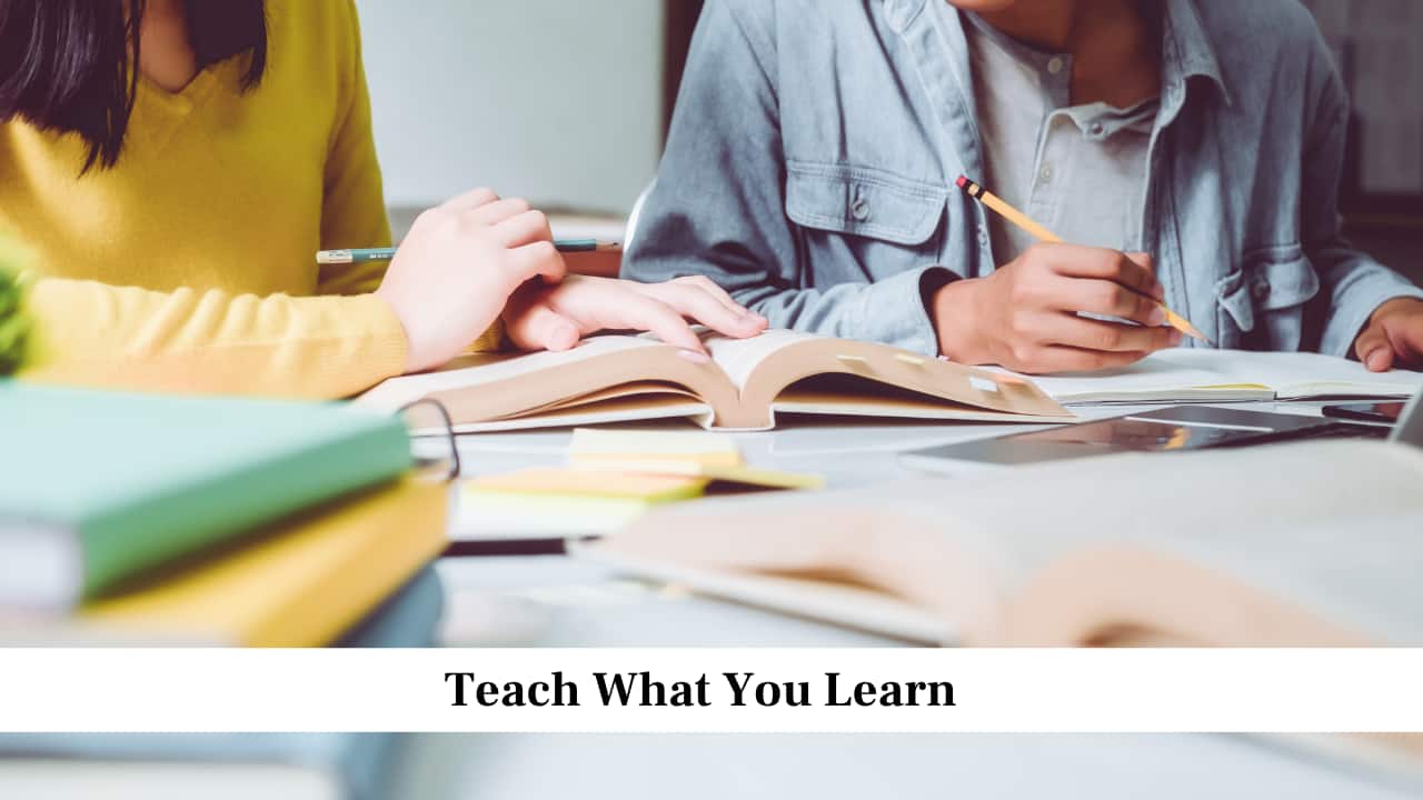Teach What You Learn