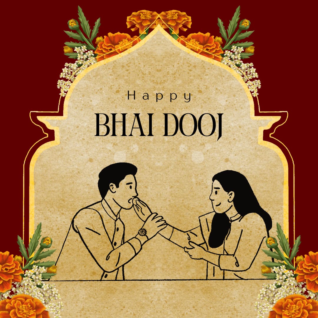 Bhai Dooj 2025 Images and Pictures (canva)