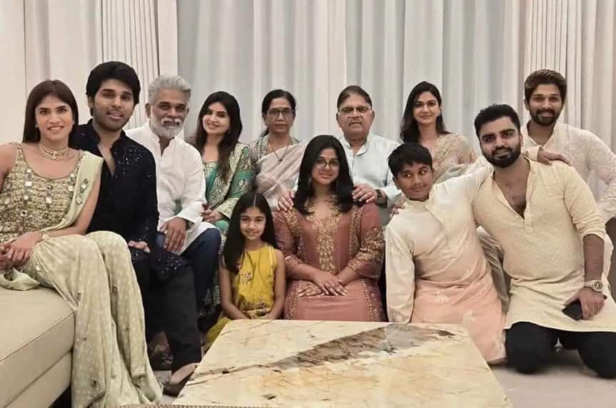 Allu Sneha accidentally revealed Allu Sirish’s fiancee Nayanika Reddy's face in Diwali dump - view original pic