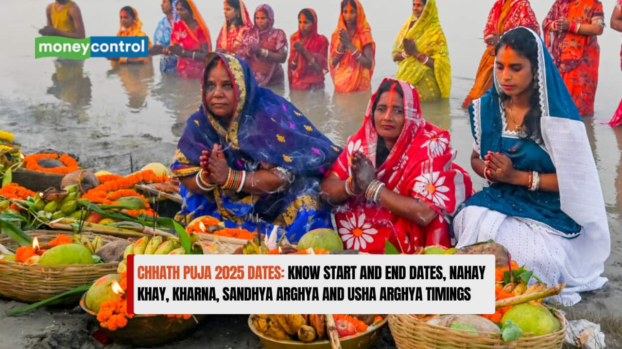 Chhath Puja 2025 Dates: Know Start and End Dates, Nahay Khay, Kharna, Sandhya Arghya and Usha Arghya Timings