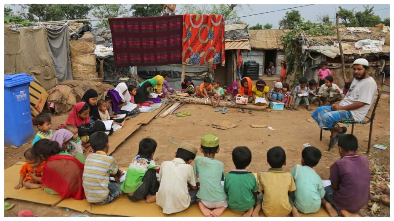 Rohingyas vacate alleged illegal settlement on plot of land in Jammu