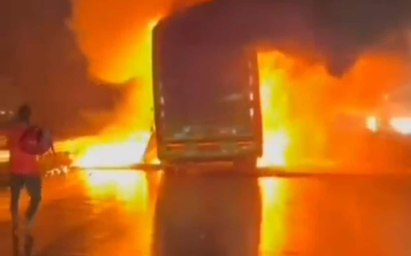 Andhra bus accident: At least 20 dead as Hyderabad–Bengaluru bus bursts into flames in Kurnool