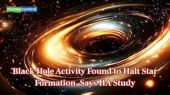 Black Hole Activity Found to Halt Star Formation, Says IIA Study (Image: Canva)