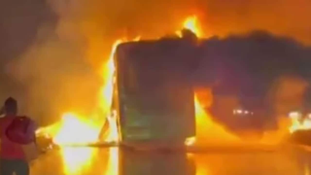 Kurnool tragedy: How bike collision & jammed door left 20 dead on Hyderabad-Bengaluru private bus Kurnool tragedy: How bike collision & jammed door left 20 dead on Hyderabad-Bengaluru private bus