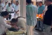 Rishabh Tandon’s wife Olesya bids tearful farewell, kisses late husband at his funeral